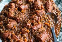 Hearty Italian Sausage and Lentils