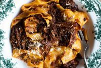 Braised Short Rib Ragu with Earthy Porcini