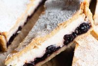 Silky Ricotta and Zesty Cherry Tart