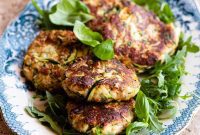 Crispy Zucchini Fritters with Smoked Scamorza