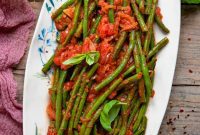 Rustic Italian Green Beans in Tomato Sauce