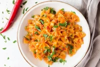 Chili Garlic Pancetta Farfalle