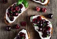 Balsamic Cherry Ricotta Toast