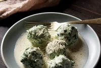 Pillowy Ricotta Gnudi, Broccoli Rabe, and Velvety Parmesan Cream