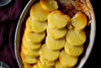 Golden Polenta Bake with Hearty Beef and Sausage Ragu
