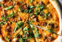 Savory Sausage & Roasted Red Pepper Pizza