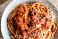 Traditional Bucatini Amatriciana