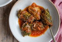 Tuscan Stuffed Cabbage Rolls