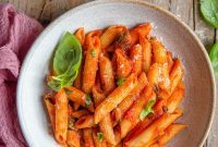 Vibrant Tomato Basil Penne
