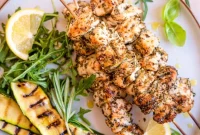 Flame-Kissed Chicken Skewers