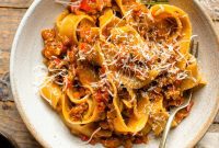 Rustic Vegetable Pappardelle