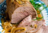 Tender Italian Roast Beef with Marsala and Caramelized Onions