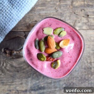 Wild Berry and Coconut Frozen Smoothie