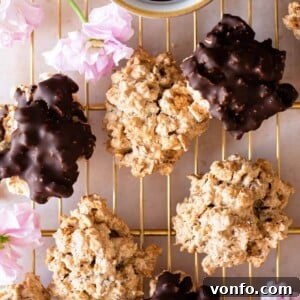 A close up of both original and chocolate brutti ma buoni on a gold cooling rack