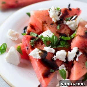 Watermelon and Goat Cheese Salad