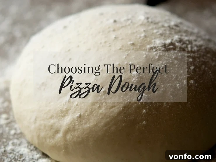 Perfect Pizza Dough for Homemade Pizza A close-up shot of freshly prepared pizza dough, perfectly kneaded and ready for shaping, highlighting its smooth texture.