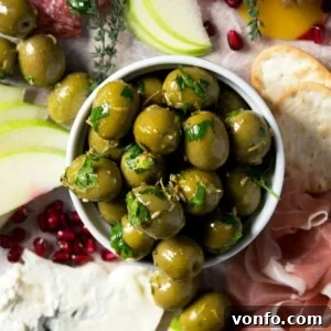 Marinated Olives ready to serve