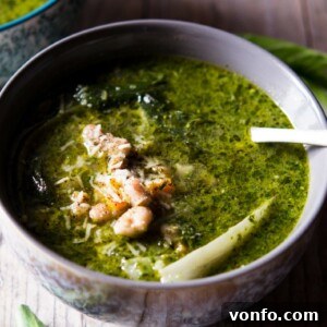 Vibrant Green Soup