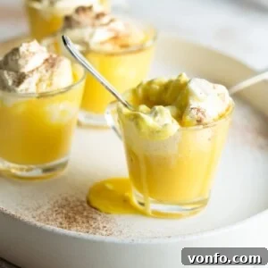 A delicious Bombardino cocktail, ready to drink.