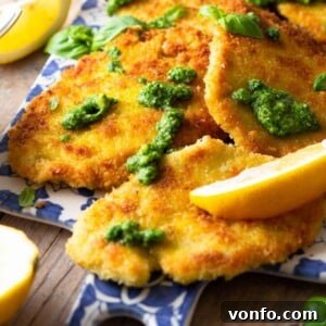 Italian Chicken Cutlets with Pesto and Spinach
