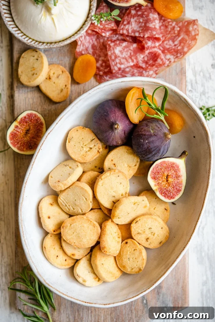 An close up of parmesan cheese cookies