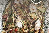 Grilled Zucchini with Creamy Ricotta and Toasted Pine Nuts