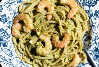 Sicilian Pistachio Pasta with Shrimp and Lemon Cream