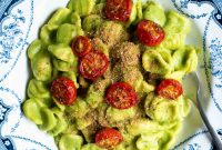 Orecchiette with Zucchini, Brown Butter and Roasted Tomatoes