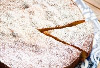 Torta Caprese Bianca: Italian Lemon White Chocolate Cake