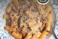 Slow-Braised Eggplant and Sausage Ragu